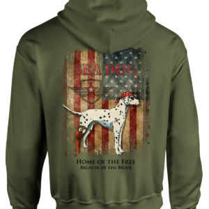 Grunge Flag Hooded Sweater