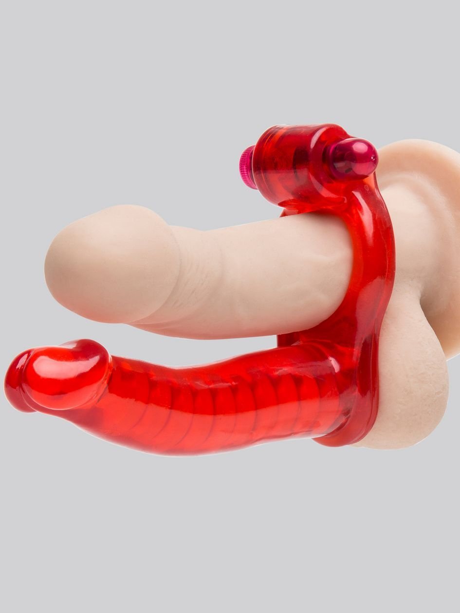 10239.jpg Double Penetrator Cock Ring Anal Vibrator Strap-On - Image 1