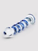 Icicles No 5 Sapphire Spiral Glass Dildo 7 Inch - Image 3