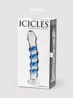 Icicles No 5 Sapphire Spiral Glass Dildo 7 Inch - Image 6