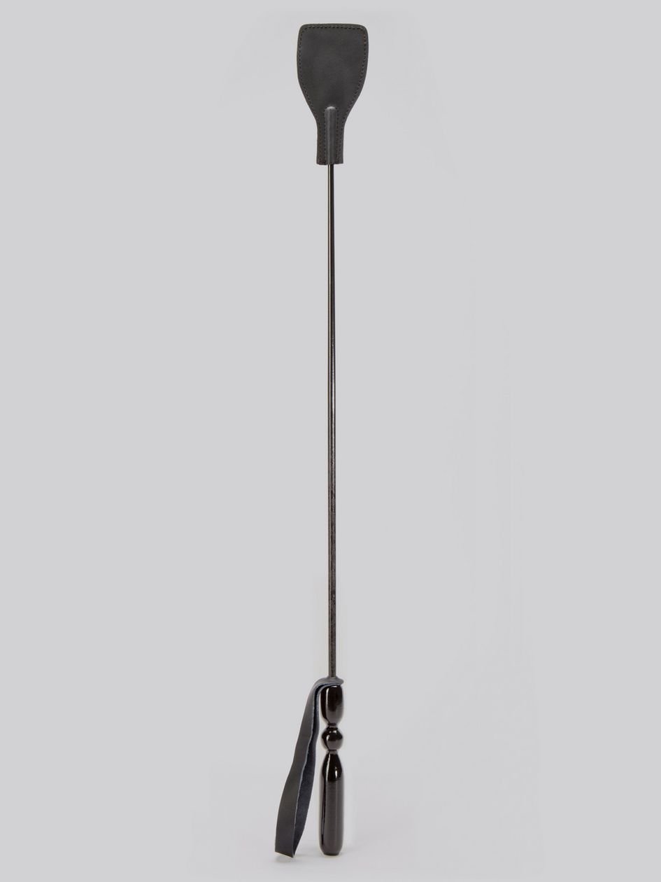 17969.jpg Bondage Boutique Wide Leather Riding Crop Whip - Image 1