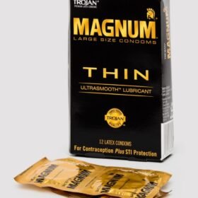 Trojan Magnum Large Ultra Thin Latex Condoms (12 Count)