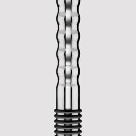 ElectraStim Bi-Polar Electrosex Wave Metal Dildo 7 Inch