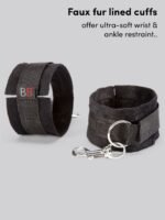 Bondage Boutique Bound to Please Black Under Mattress Restraint - Image 6