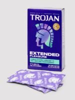 Trojan Extended Pleasure Latex Condoms (12 Count) - Image 2