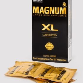 Trojan Magnum XL Latex Condoms (12 Count)