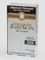 Trojan Supra Non Latex Polyurethane Condoms (6 Count)