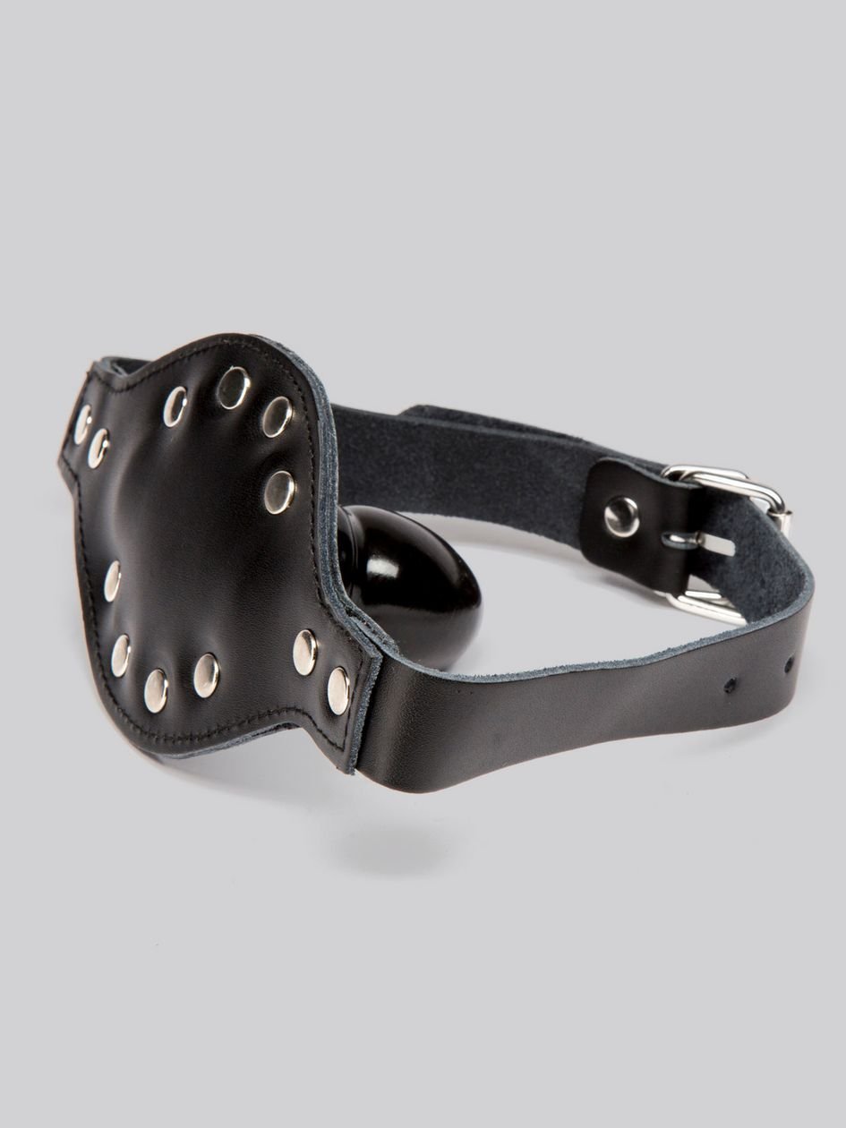 39321.jpg Bondage Boutique Leather and Studs Dildo Gag - Image 1