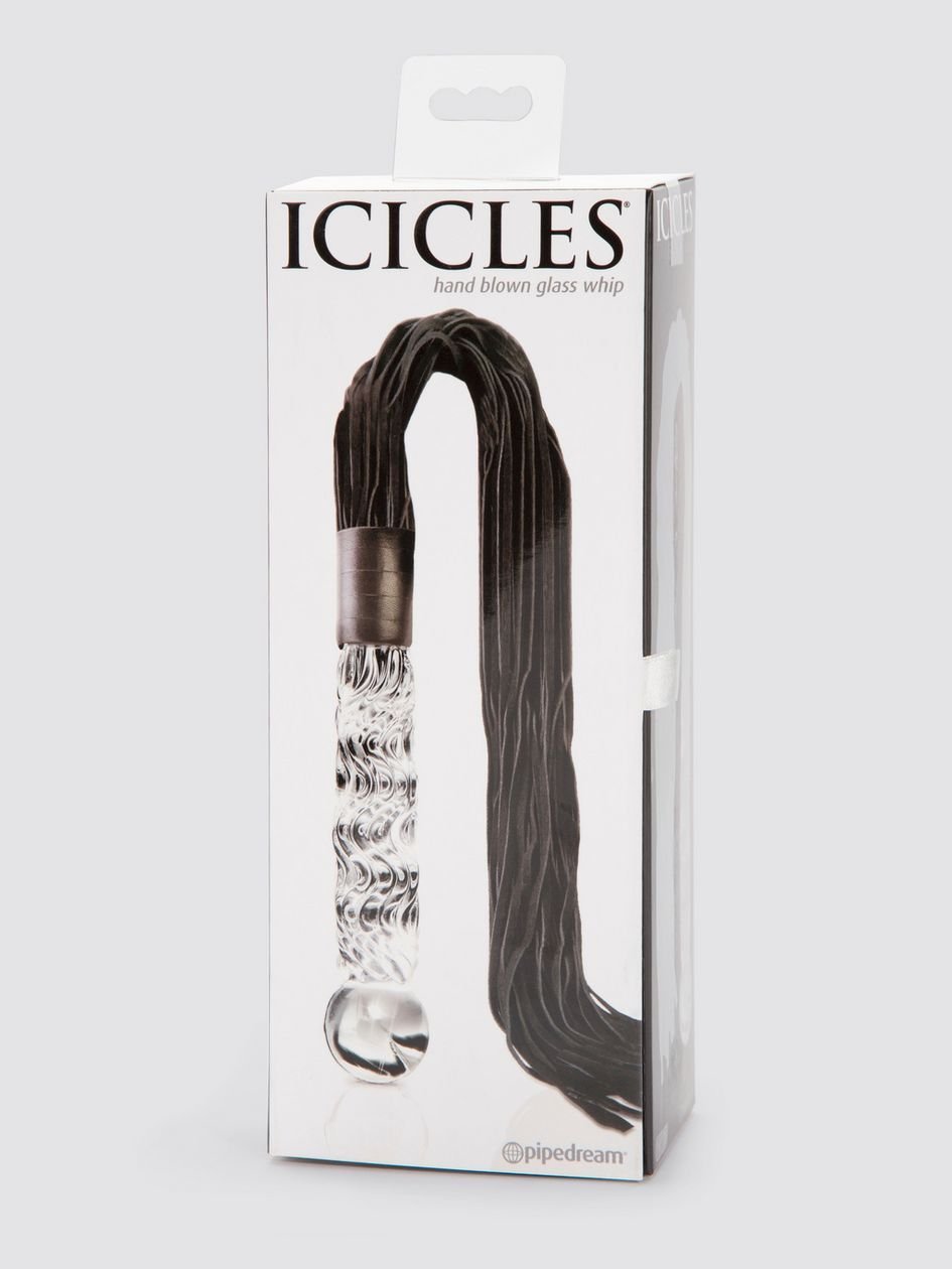 39737.jpg Icicles No 38 Glass Dildo with Leather Flogger - Image 1