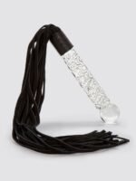 Icicles No 38 Glass Dildo with Leather Flogger - Image 3