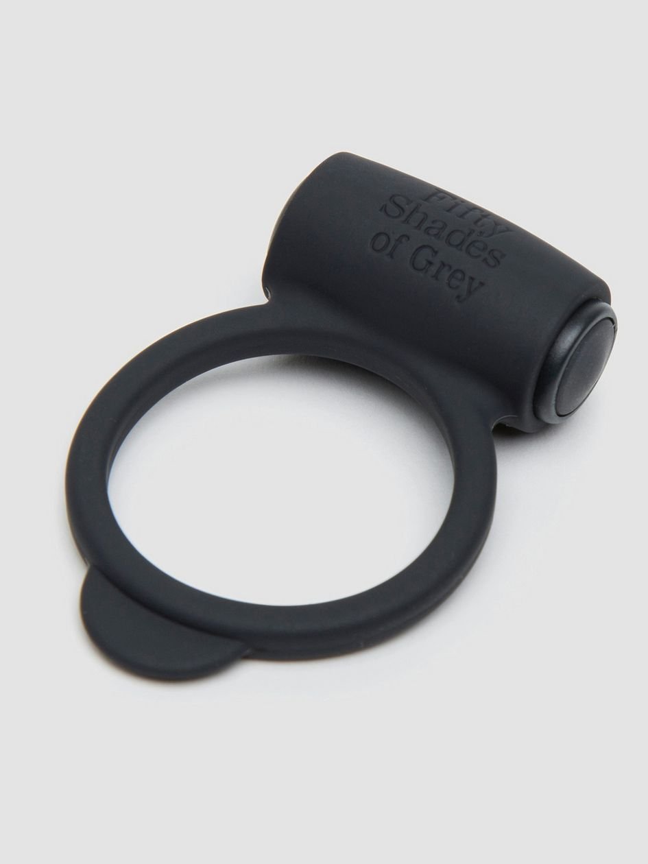 40170.jpg Fifty Shades of Grey Yours and Mine Vibrating Silicone Love Ring - Image 1