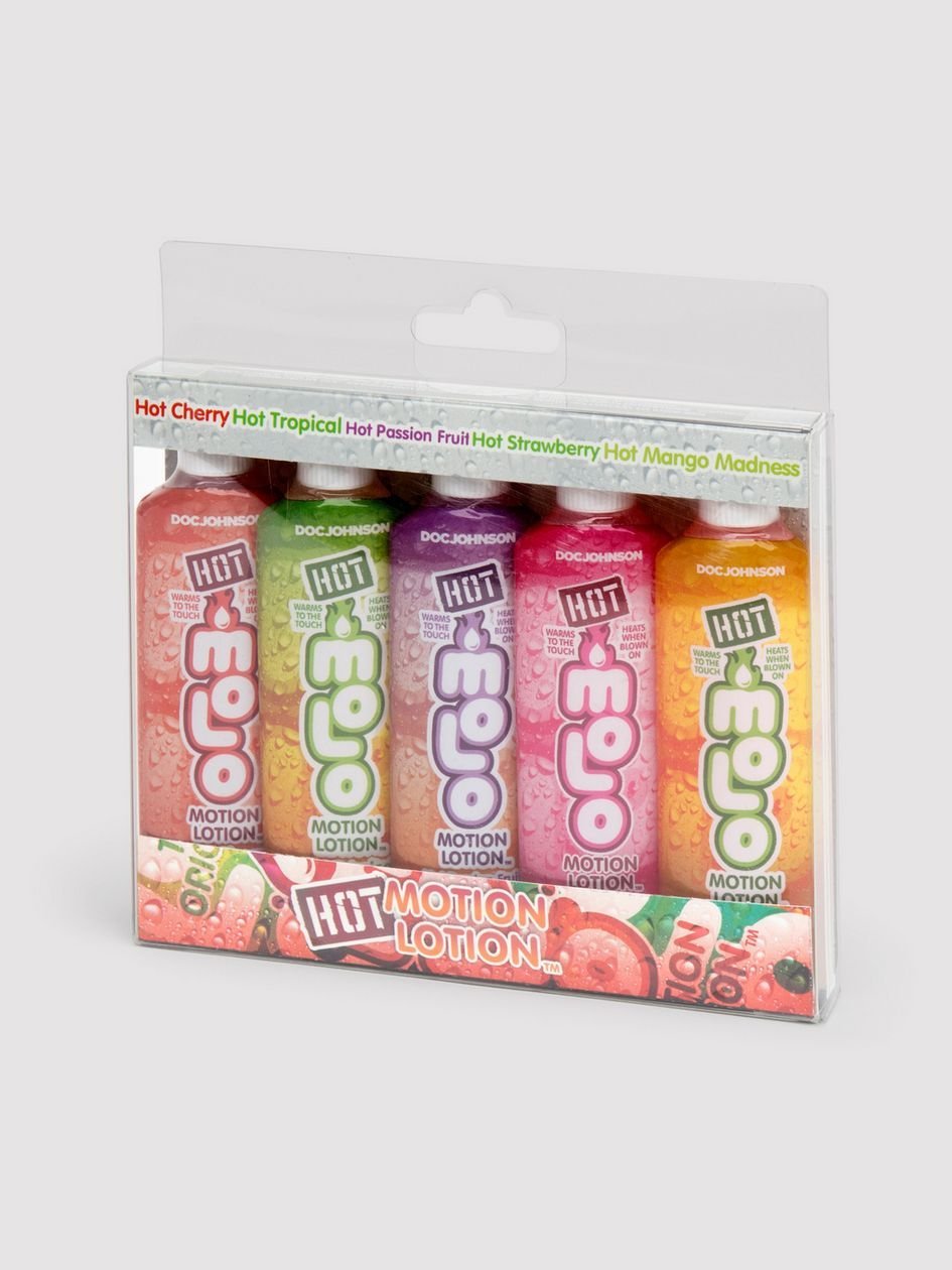 42736.jpg Doc Johnson Hot Motion Lotion Massage Lubricants (5 x 1.0 fl oz) - Image 1