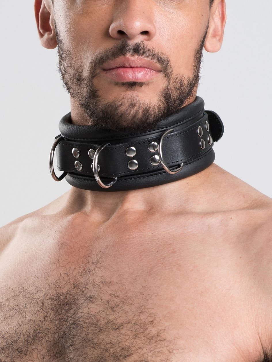 49131.jpg DOMINIX Deluxe Heavy Leather Collar - Image 1