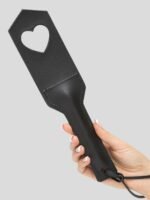 DOMINIX Deluxe Leather Heart Slapper Paddle - Image 5