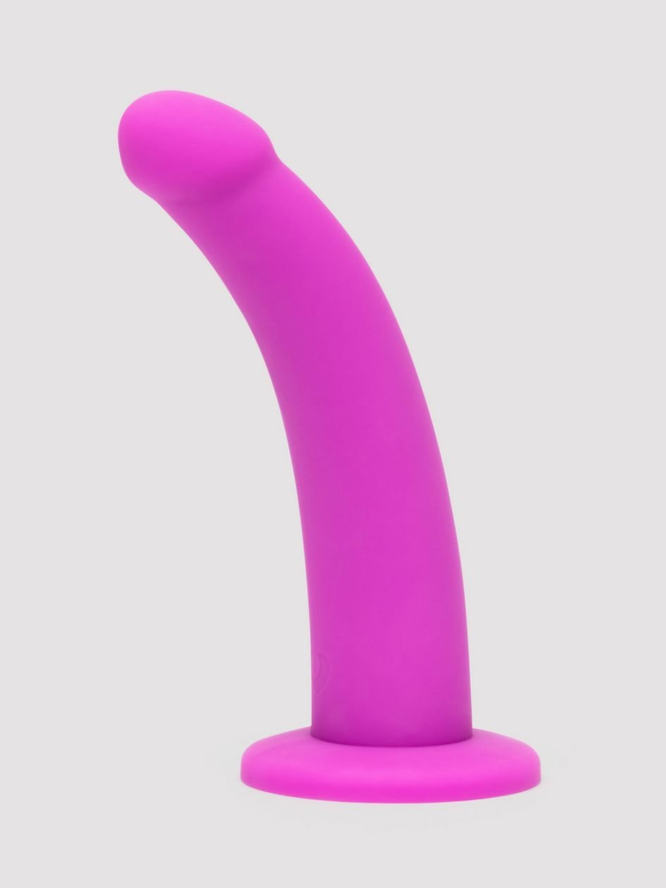 52030.jpg Lovehoney Curved Silicone Suction Cup Dildo 7 Inch - Image 1