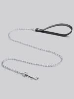Bondage Boutique Chain Lead with Leather Handle - Image 2