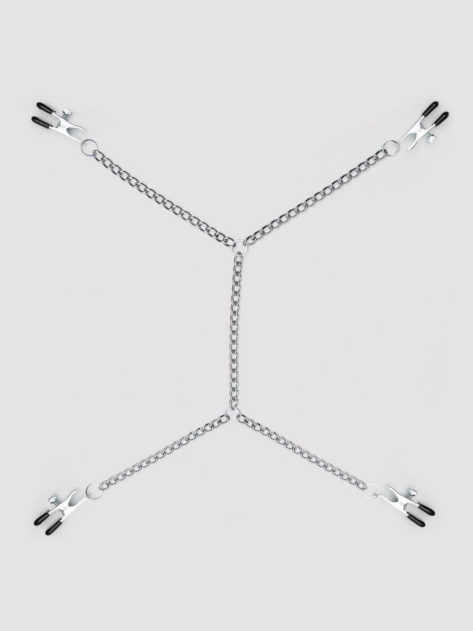 52428.jpg DOMINIX Deluxe Adjustable Labia and Nipple Clamps - Image 1