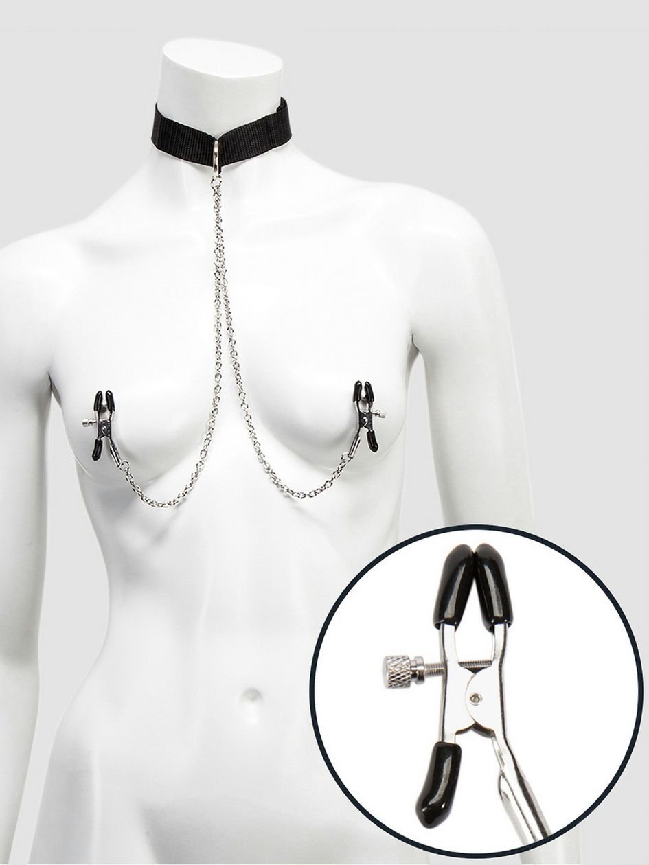 57771.jpg BASICS Collar with Nipple Clamps - Image 1