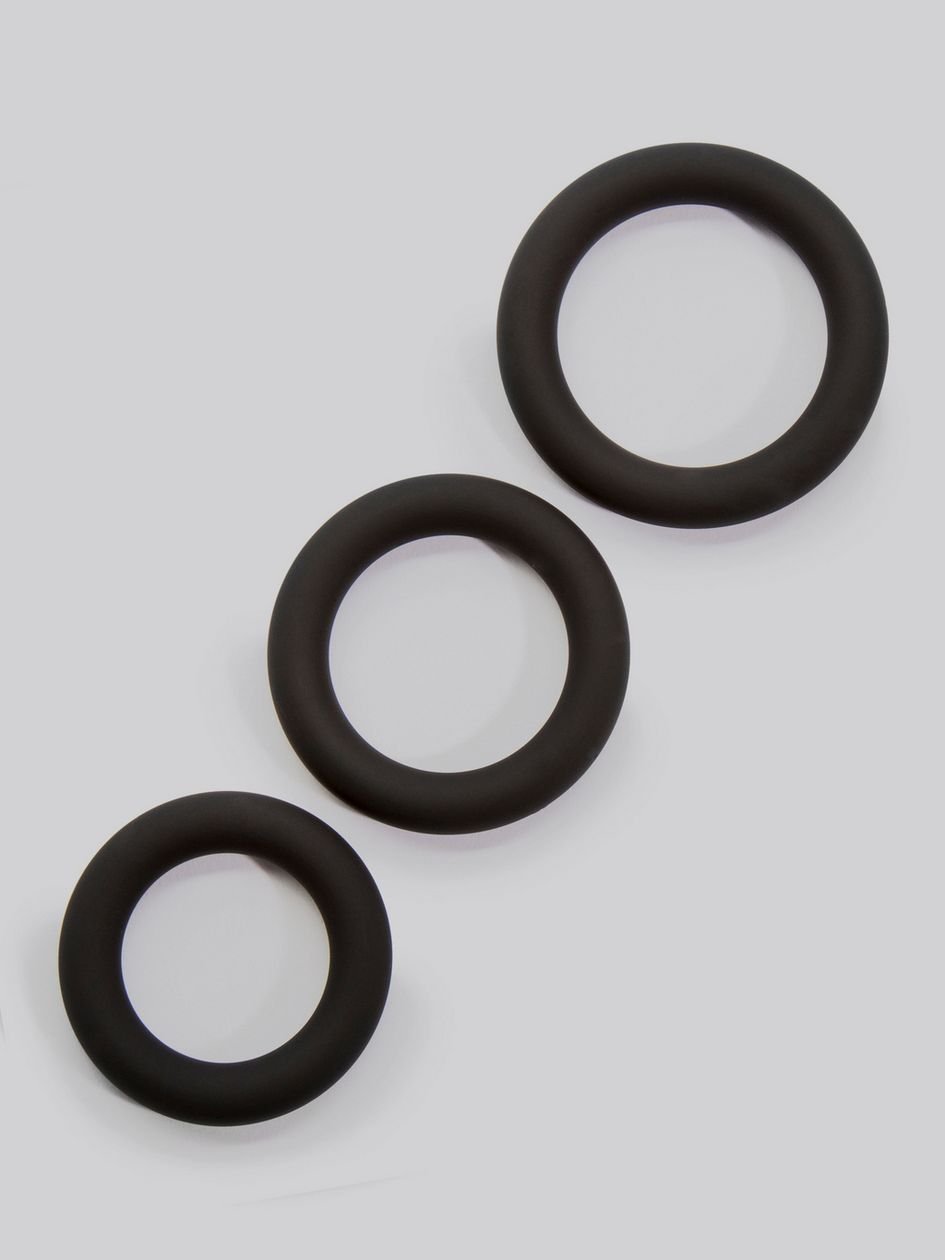 58319.jpg Lovehoney Get Hard Extra Thick Silicone Cock Ring Set (3 Count) - Image 1