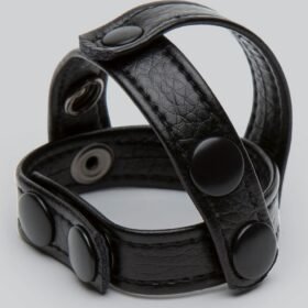 Bondage Boutique T-Style Cock Ring with Ball Divider