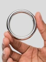 DOMINIX Deluxe 1.75 Inch Stainless Steel Donut Cock Ring - Image 3