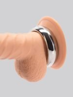 DOMINIX Deluxe 1.9 Inch Stainless Steel Donut Cock Ring - Image 2