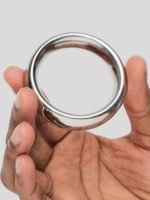 DOMINIX Deluxe 1.9 Inch Stainless Steel Donut Cock Ring - Image 3