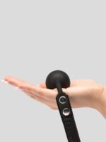 Bondage Boutique Faux Leather Medium Silicone Ball Gag - Image 5