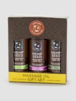 Earthly Body Hemp Seed Massage Oil Gift Set (3 x 1 fl. oz) - Image 3
