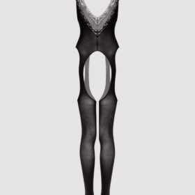 Lovehoney Pure Lust Plunging Crotchless Bodystocking