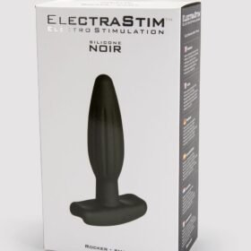 ElectraStim Bi-Polar Electrosex Silicone Noir Rocker Small Butt Plug
