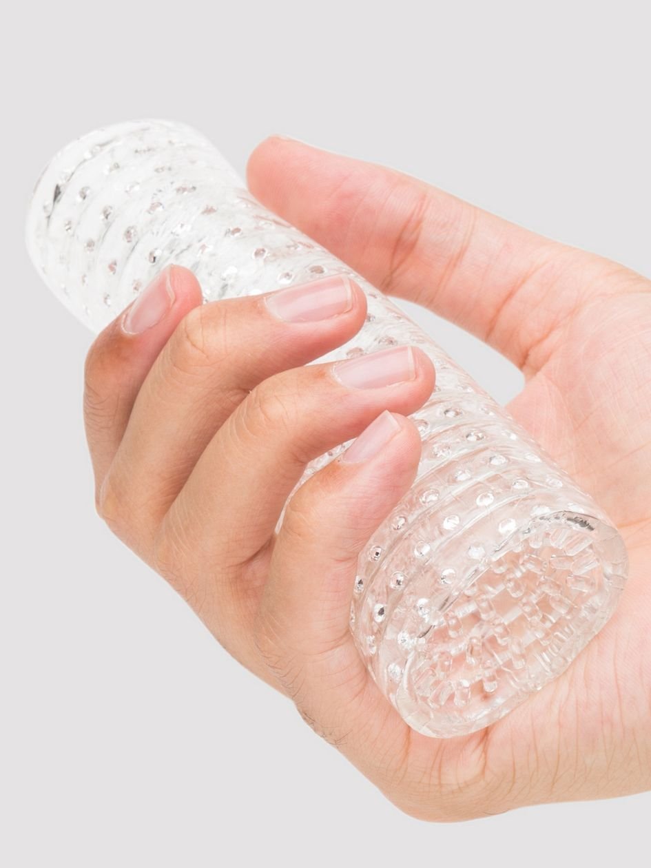 62775.jpg BASICS Clear Textured Stroker - Image 1