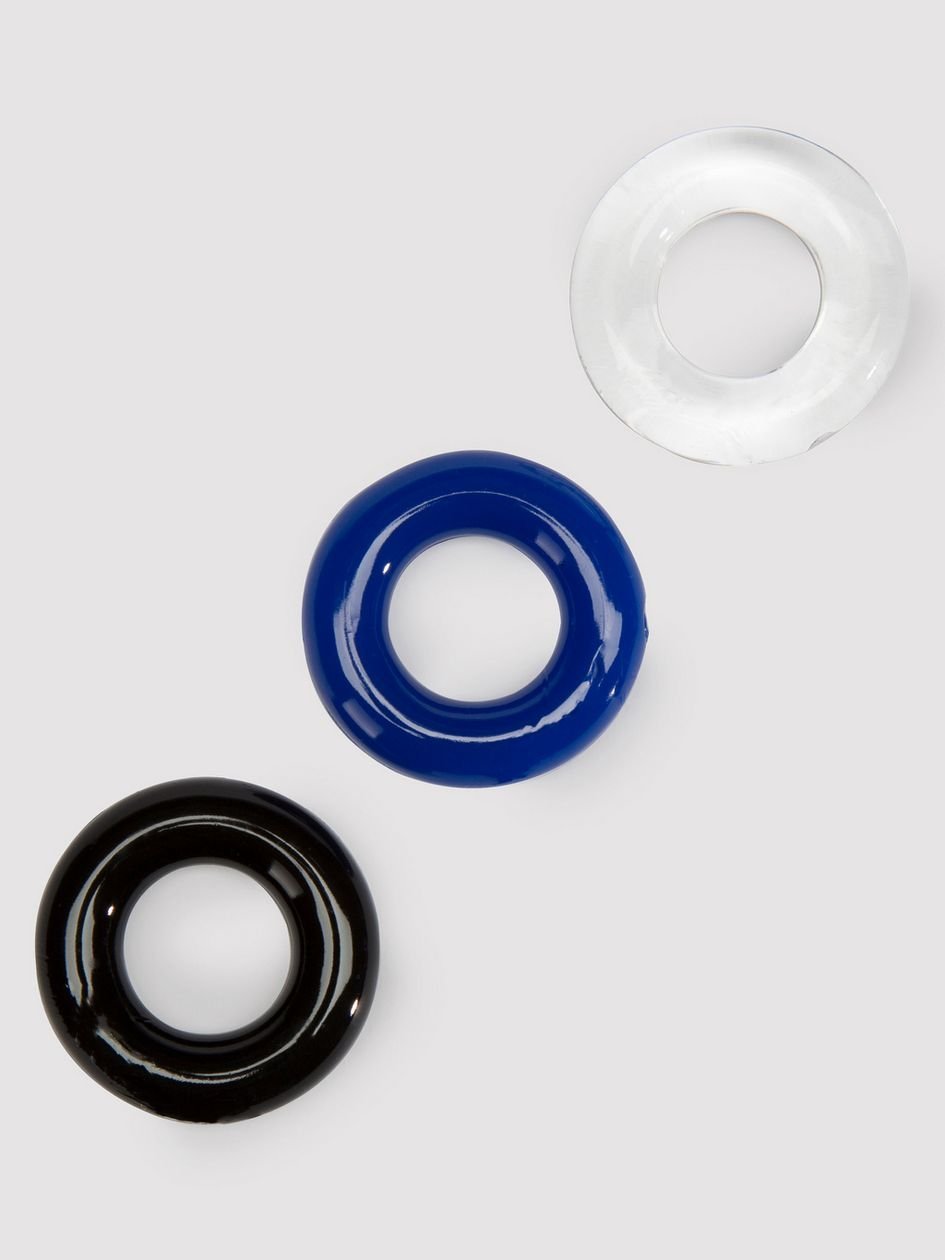 63177.jpg BASICS Donut Cock Ring Multipack (3 Count) - Image 1