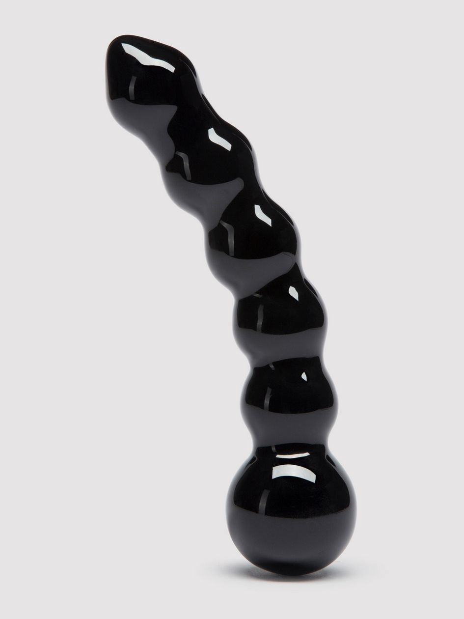 66456-1.jpg Lovehoney Beaded Sensual Glass Dildo 7 Inch - Image 1