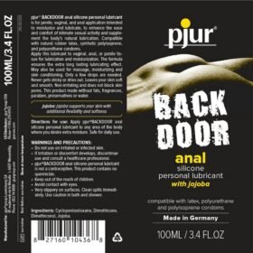 pjur Back Door Silicone Anal Lubricant 3.4 fl oz