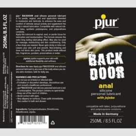 pjur Back Door Silicone Anal Lubricant 8.5 fl oz