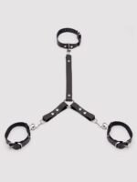 Bondage Boutique Leather Wrist to Collar Restraint - Image 3