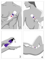 Lovehoney Deluxe Rechargeable Mini Massage Wand Vibrator - Image 5