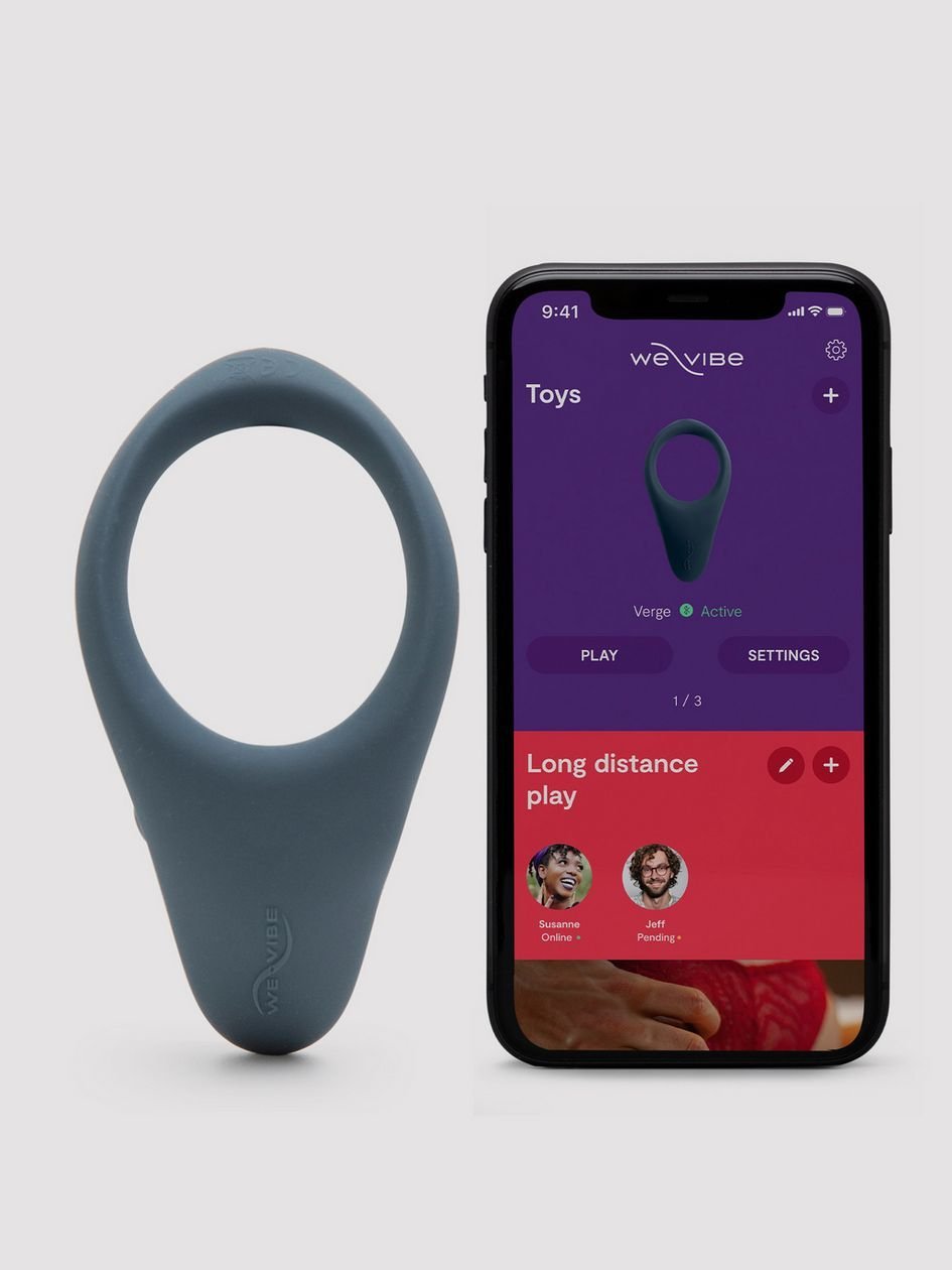 70302-1.jpg We-Vibe Verge App Controlled Rechargeable Vibrating Cock Ring - Image 1