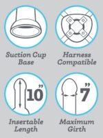 Lifelike Lover Ultra Realistic Extra Girthy Dildo 10 Inch - Image 5