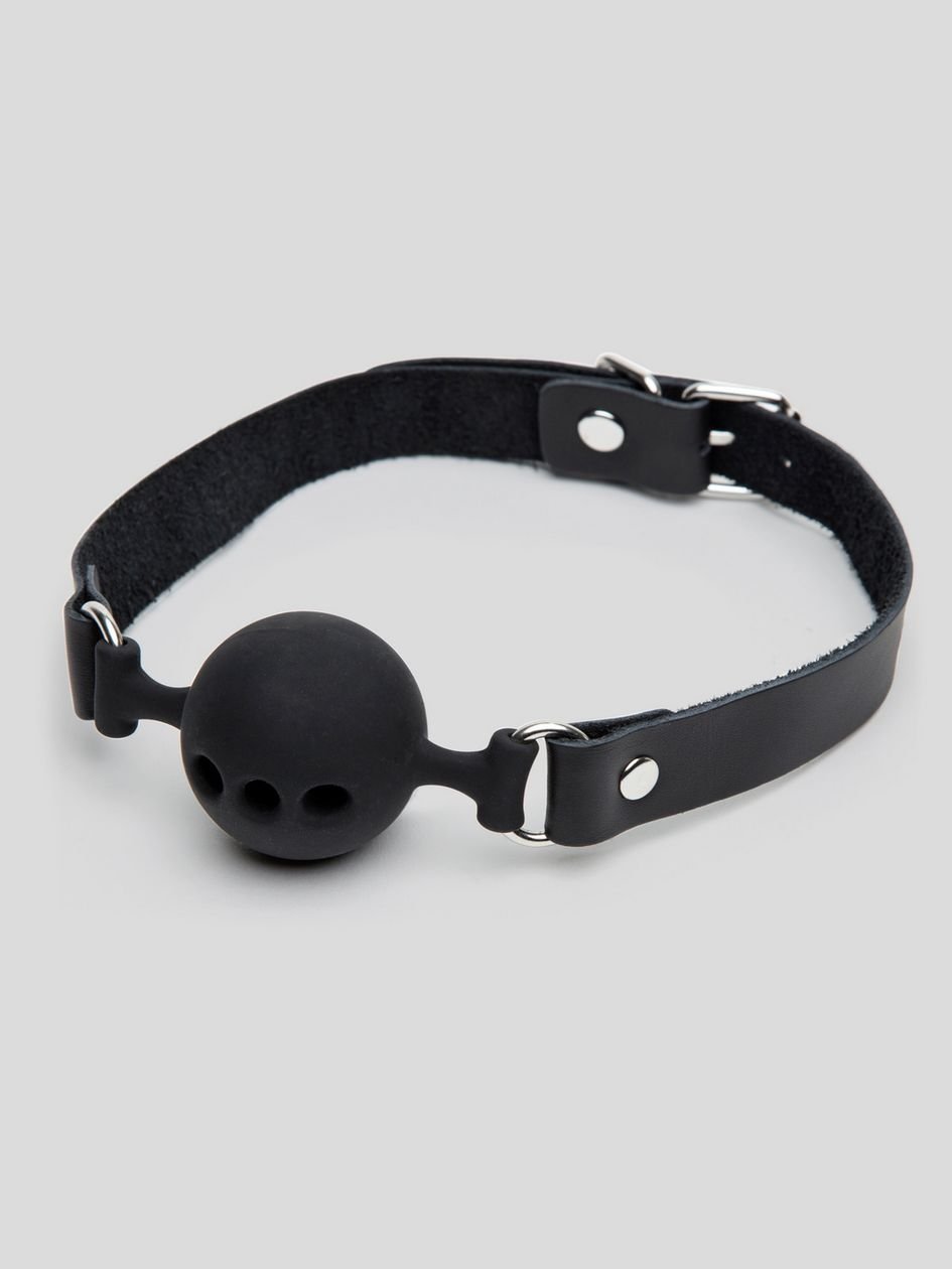 70757.jpg Bondage Boutique Medium Silicone Breathable Ball Gag - Image 1