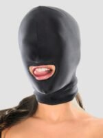 Fetish Fantasy Spandex Open Mouth Bondage Hood - Image 2