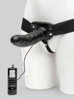 Lovehoney Perfect Partner Unisex Hollow Vibrating Strap-On 8 Inch