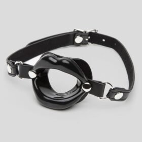 DOMINIX Deluxe Silicone Open Mouth Lip Gag 1.5-Inches Diameter
