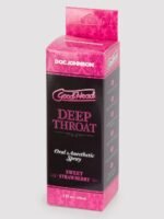 Doc Johnson Good Head Deep Throat Strawberry Oral Anesthetic Spray 2 fl oz