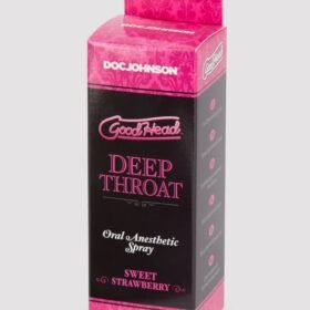 Doc Johnson Good Head Deep Throat Strawberry Oral Anesthetic Spray 2 fl oz