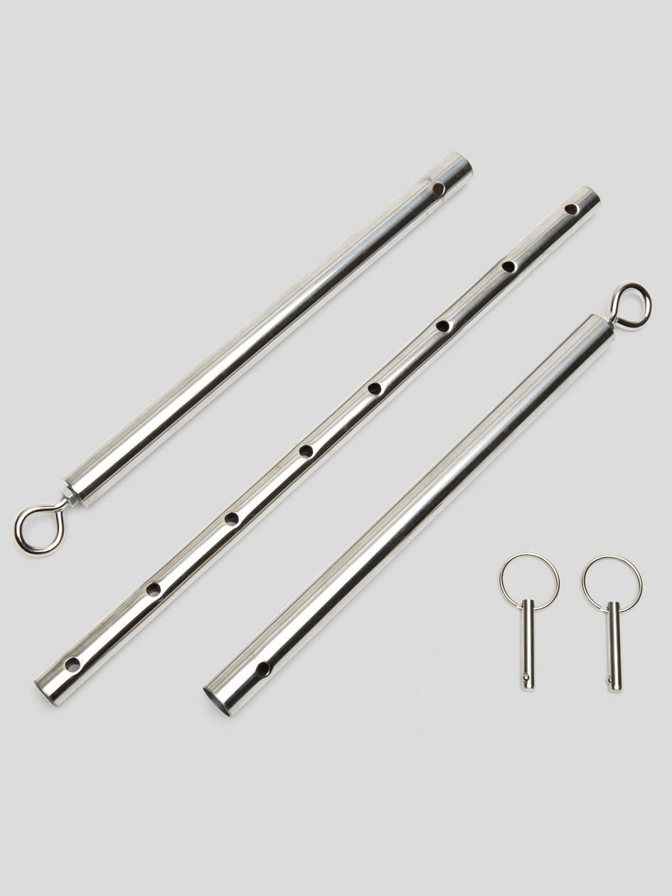 73227.jpg Bondage Boutique Expandable Spreader Bar and Cuffs Set - Image 1