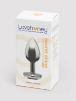 Lovehoney Jeweled Heart Metal Butt Plug 2.5 Inch - Image 5