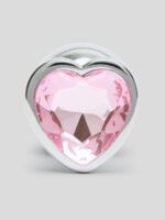 Lovehoney Jeweled Heart Metal Medium Butt Plug 3 Inch - Image 2