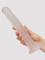 BASICS Clear Suction Cup Dildo 10 Inch - Image 4